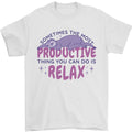 Funny Relaxing Sloth Mens T-Shirt 100% Cotton