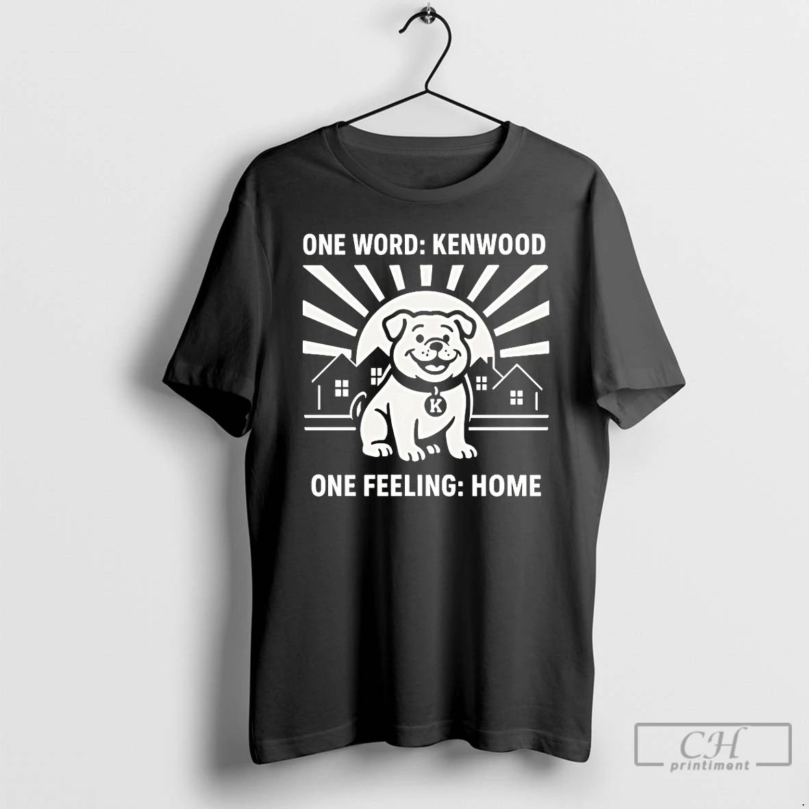 Premium Bulldog One Word Kenwood One Feeling Home T Shirts