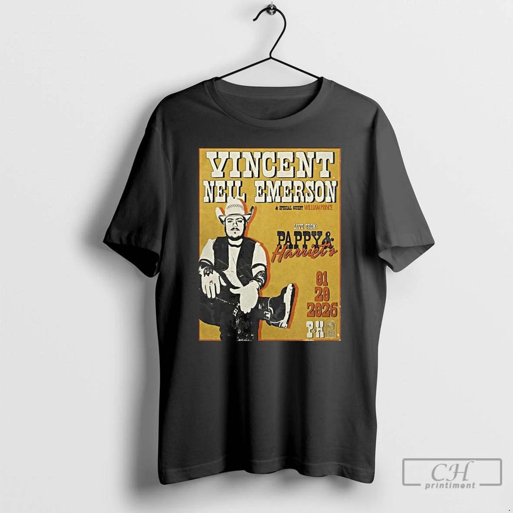 Classic Vincent Neil Emerson Jan 20 2026 Pappy Harriets In Pioneertown Ca Long Sleve