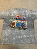 The Mountain 4XL T Shirt BATIK TOUR BUS Tie-Dye Hippie Festival Boho 27x33