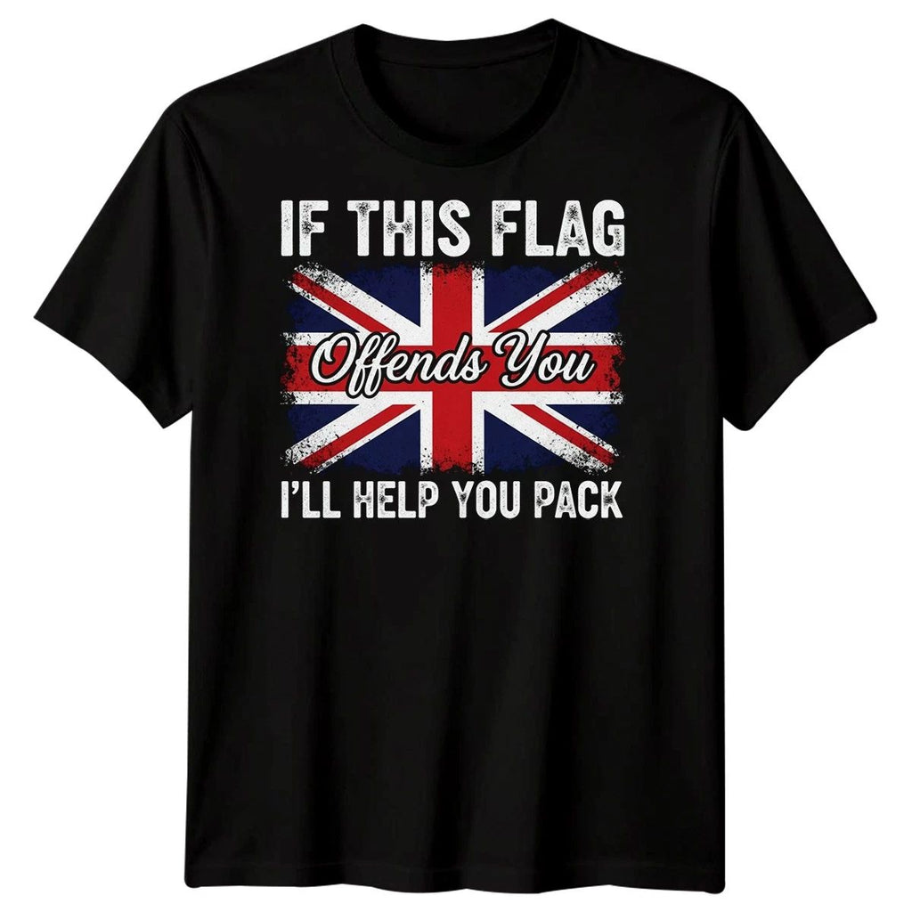 If This Flag Offends You UK Patriotism Mens T-Shirt British Pride