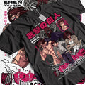 Eren Yeager T-Shirt Shingeki No Kyojin Attack on Titan Horror Anime Shirt