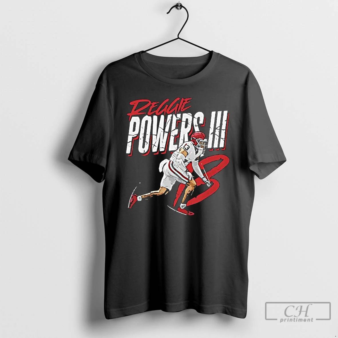 Premium Reggie Powers Iii College Crack T Shirts