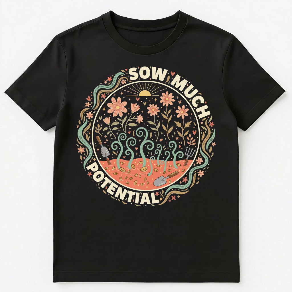Motivational Nature Inspired Whimsical Design Unisex T-Shirt