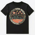 Motivational Nature Inspired Whimsical Design Unisex T-Shirt