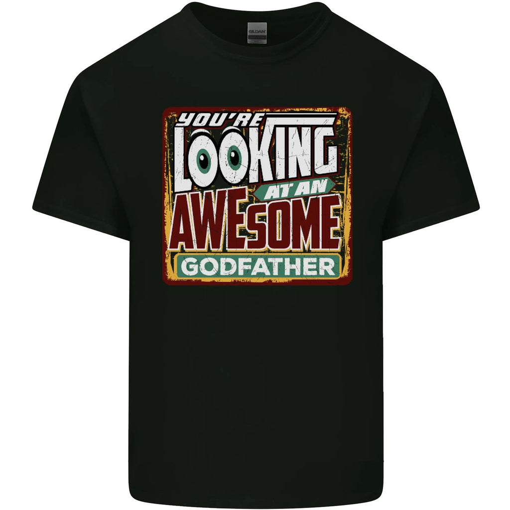 An Awesome Godfather Mens Light Cotton T-Shirt
