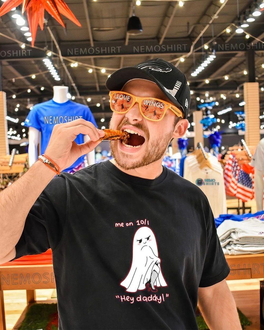 Me on 10 1 Hey Daddy Ghost October 1st Halloween shirt