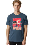Dark-Side-Of-Space Mens Graphic Tee,100% Cotton,Casual Summer Wear
