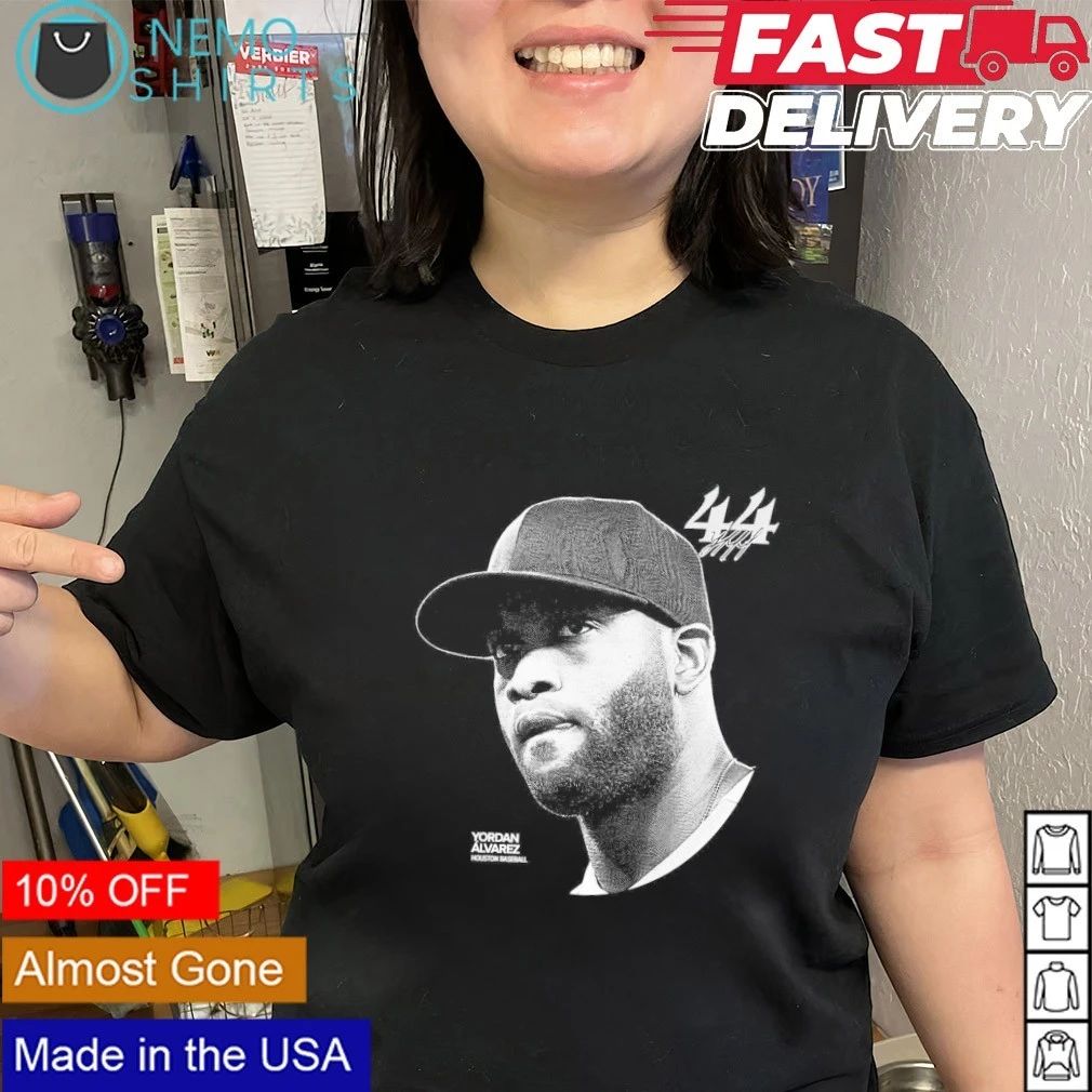 Yordan Alvarez 44 Houston Baseball Halftone Portrait shirt