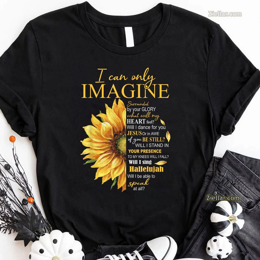 I Only Can Imagine Faith Christian Catholic Jesus God Lover T-Shirt