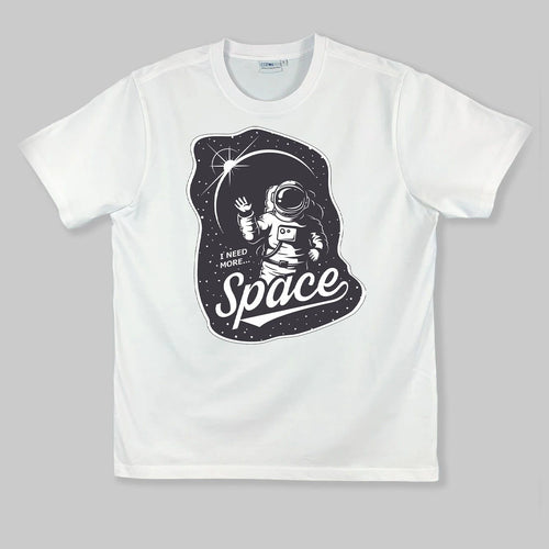 "NEED-MORE-SPACE" - (WHITE) - OBLYVIAN GRAPHIC TEE