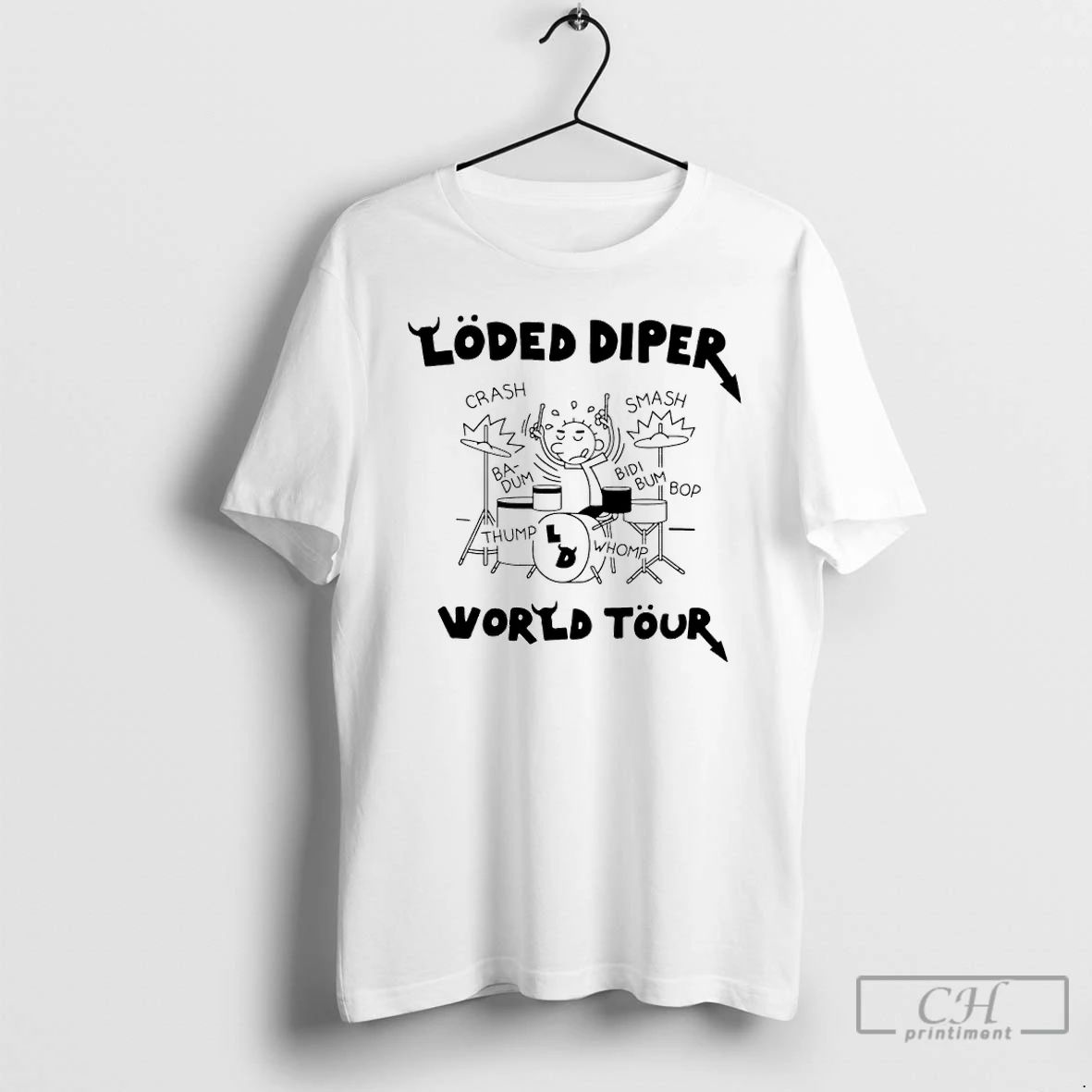 Classic Loded Diper World Tour T Shirts