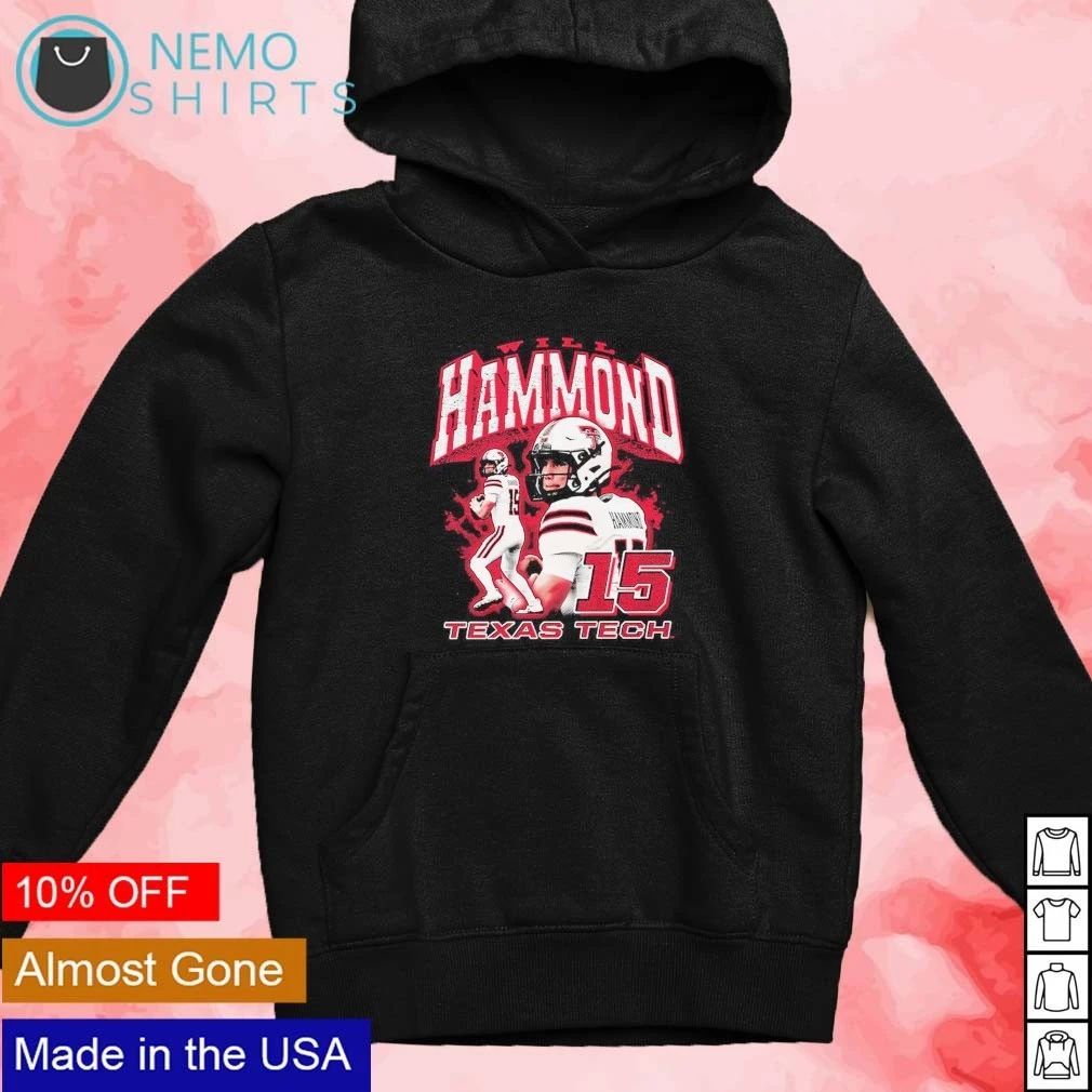 William Hammond Vintage Collage Texas Tech Red Raiders shirt