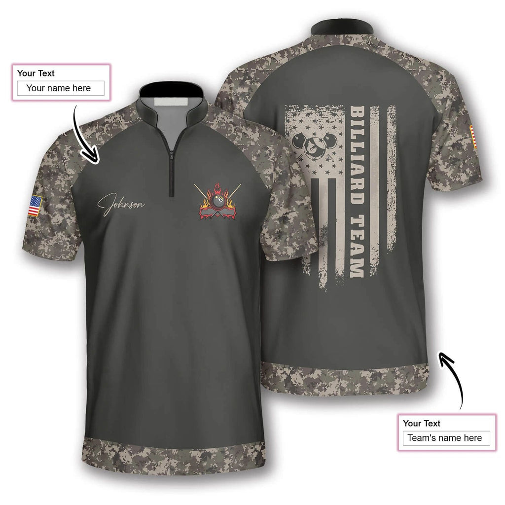 Billiard Player Gifts Custom Billiard Jerseys for Men, Uniform for Team Billiard