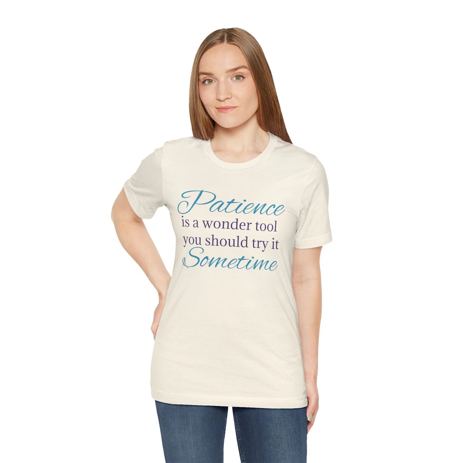 Patience Inspirational Quote Tee, Motivational T-Shirt, Gift for Him/Her, [...]