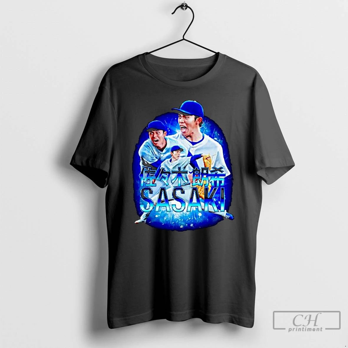 Classic Roki Sasaki Mlb Los Angeles Dodgers Signature Ornaments T Shirts