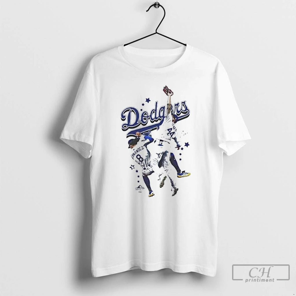 Premium La Dodgers World Series 2025 Andy Pages Catch T Shirts