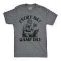 Mens Funny T Shirts Every Day Is Game Day Sarcastic Graphic Novelty Tee for Men