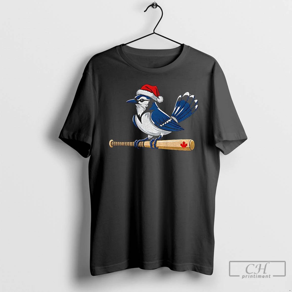 Premium Christmas Blue Jay Mascot Holiday T Shirts