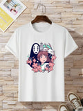 Spirited Away Chihiro Haku No Face Studio Ghibli Anime Manga T-Shirt Unisex