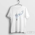Classic Dandelion Flower Unc Tar Heels Football Logo T Shirts
