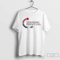 Classic Turning Point Usa Charlie Kirk X Montana State Logo 2 Sided T Shirts