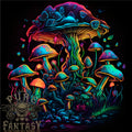 Psychedelic Magic Mushrooms Trippy LSD Mens Light Cotton T-Shirt