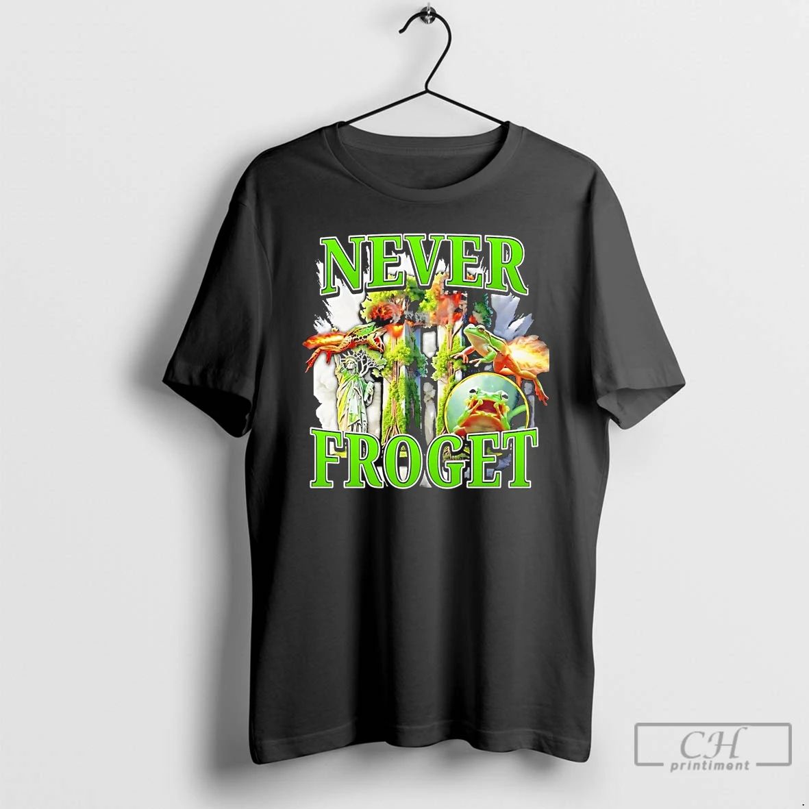Classic Never Froget Frog Forest T Shirts