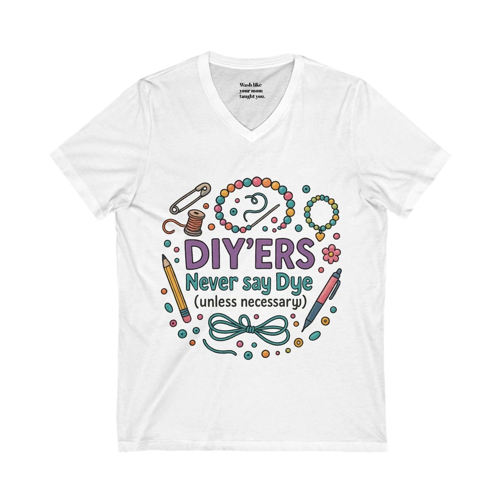 DIY Spirit V-Neck Tee | Creative Gift, Crafting Shirt, DIY Enthusiast [...]