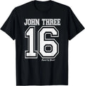 John 3:16 Christian Religious Salvation Gospel Bible T-shirt
