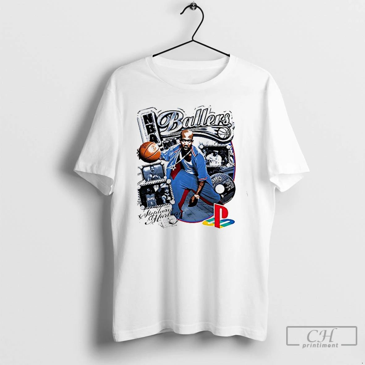 Classic Nba Ballers Stephon Marbury Ps2 Live The Fantasy Life Style Of An Nshirts