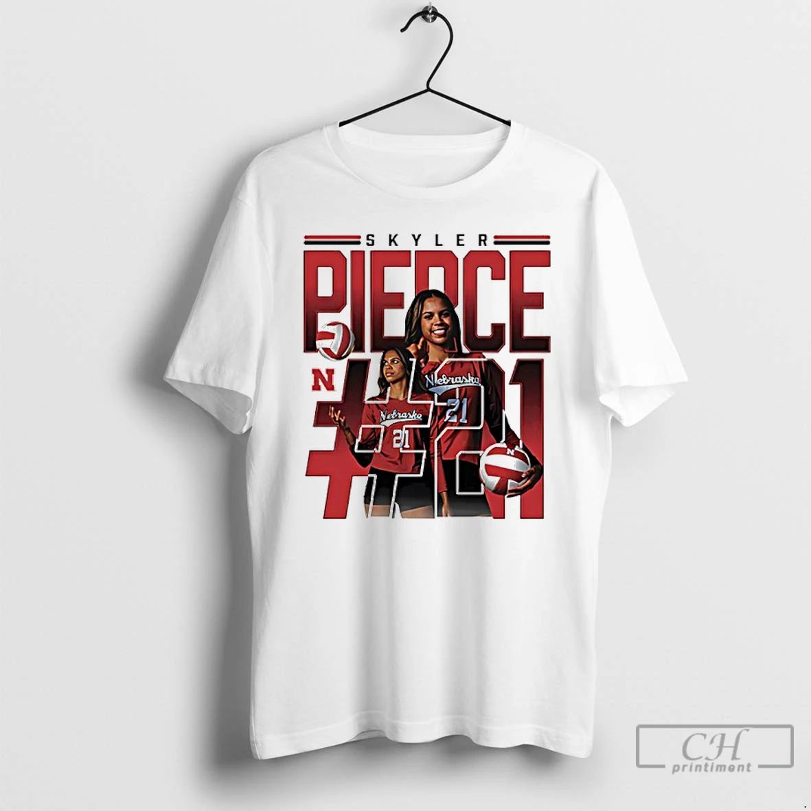 Classic Skyler Pierce 21 Nebraska Womens Volleyball Graphic T Shirts