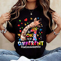 “Ok To Be Different” Autism Awareness T-Shirt | Inspirational Quote Tee