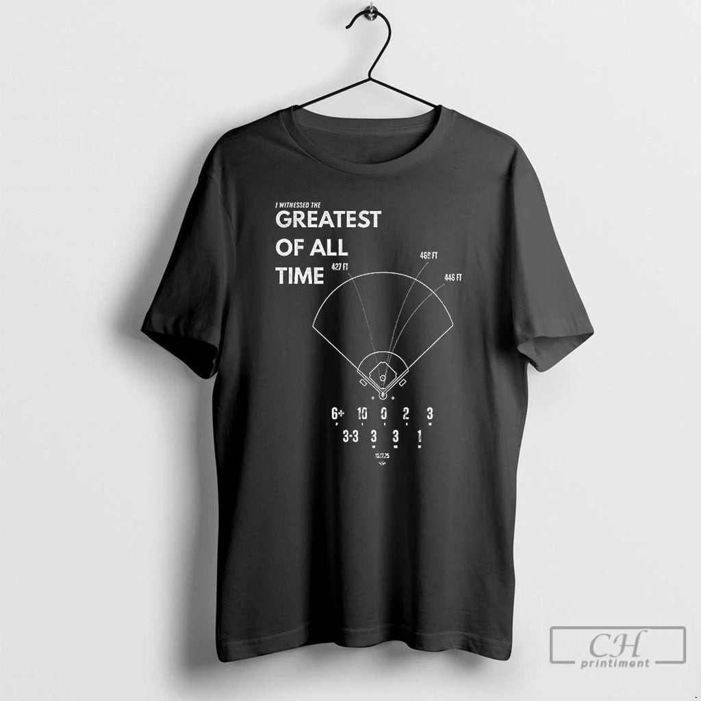 Classic Shohei Ohtani I Witnesses The Greatest Of All Time Dodgers Baseball T Shirts