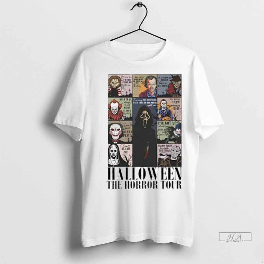 Officials Trendy Halloween The Horror Tour Characters T Shirt Nsry4m Shirt Sweater