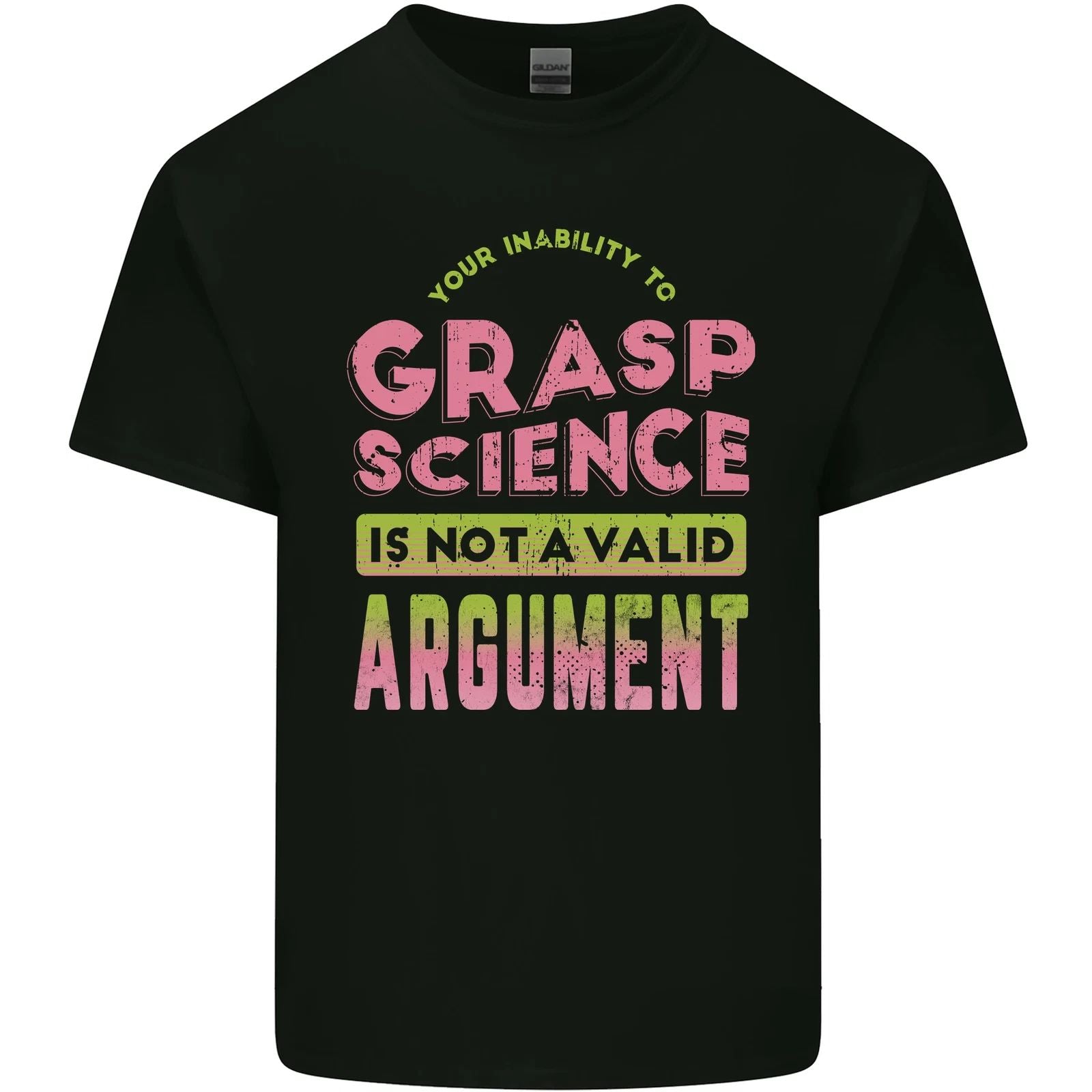 Grasp Science Funny Geek Nerd Physics Maths Mens Cotton T-Shirt Tee Top