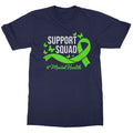 Mental Health Support Squad Green Ribbon Unisex T-Shirt