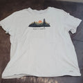 Life is Good Crusher T-Shirt Mens XL White Nature Cotton Short Sleeve 094