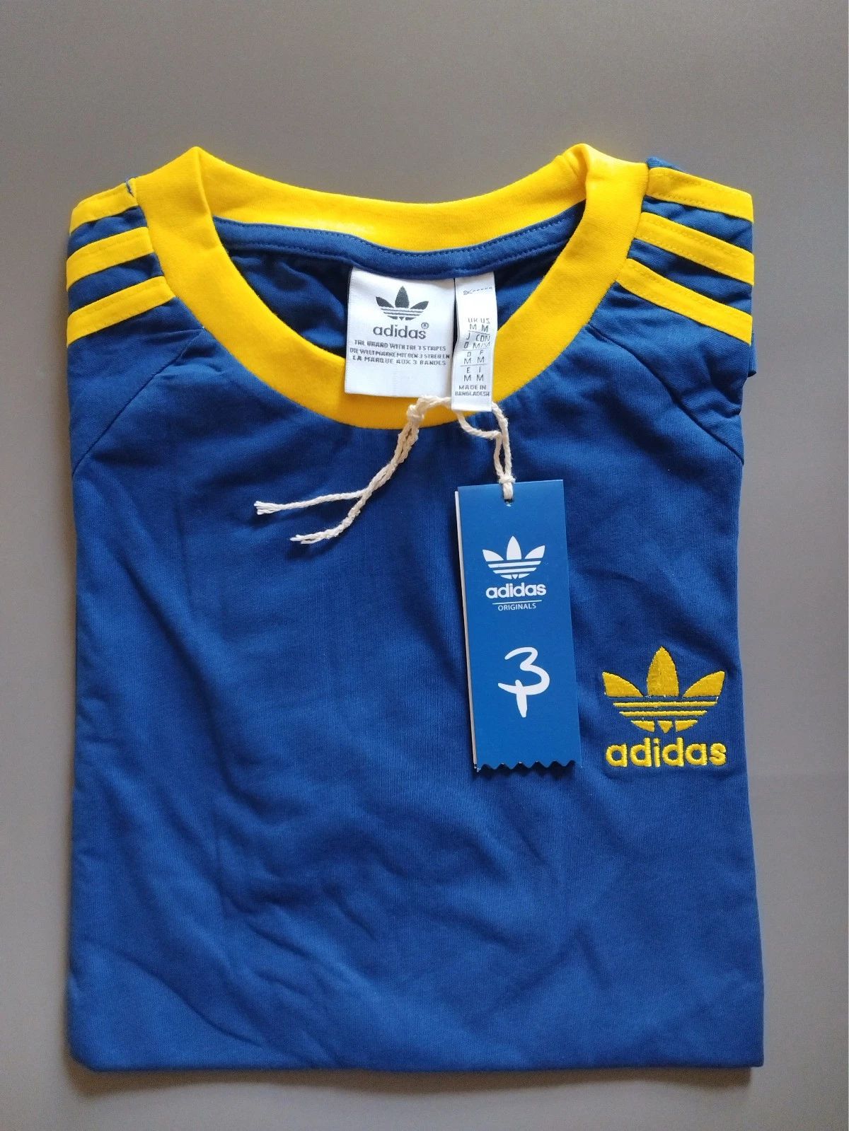 MEN'S ADIDAS ORIGINALS COTTON SHORT SLEEVE CREW NECK T-SHIRT
