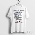 Classic Livin The Dream Tour 2025 Toronto Blue Jays Thank You Blue Jays T Shirts