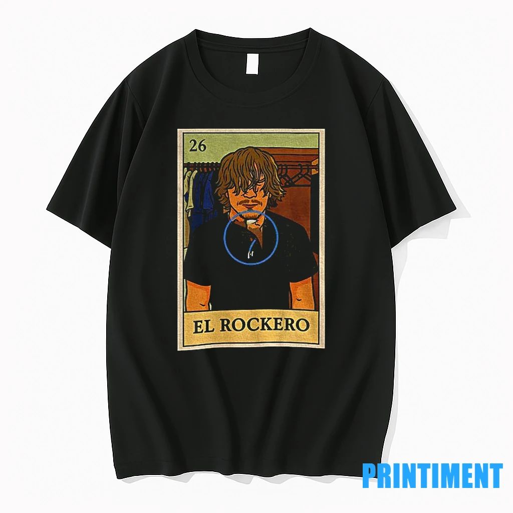 Kike Hernandez Cartoon El Rockero Los Angeles Dodgers Mlb Baseball 2025 Card Tshirts Sweater