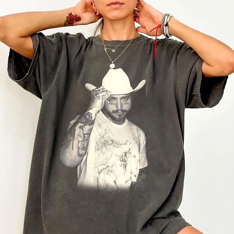 Cowboy Post Shirt, Posty Shirt, Western Graphic Tee, Concert Shirt, Country Shi