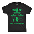 Mens Funny T Shirts The Sky Isnt The Limit Sarcastic Alien Graphic Novelty Tee