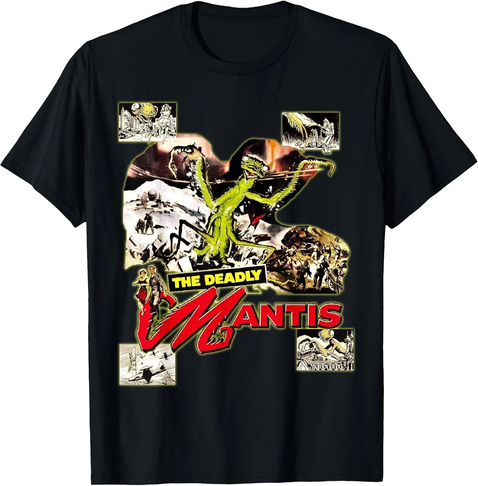 Deadly Mantis Vintage Classic Sci-Fi Horror T-Shirt