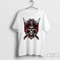Classic Buccaneers Football Print Waffle T Shirts