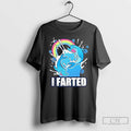 Classic I Farted Dolphin Rainbow Cartoon
