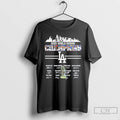 Classic Los Angeles Dodgers 2025 World Series Champions Team Name Signature T Shirts