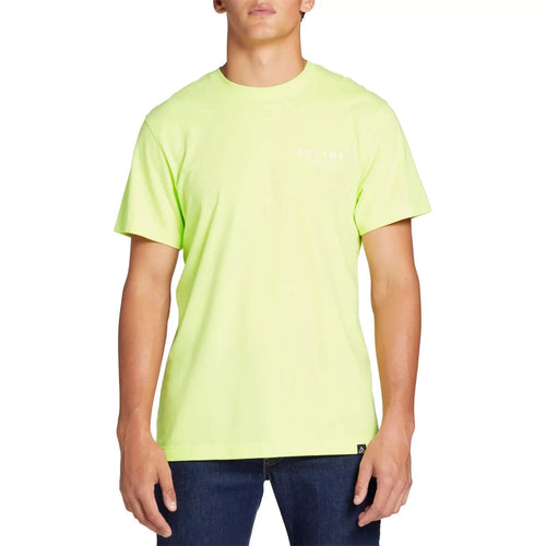 Alpine Design Men's Short Sleeve EARTH Graphic T-Shirt, Lime Green - LARGE