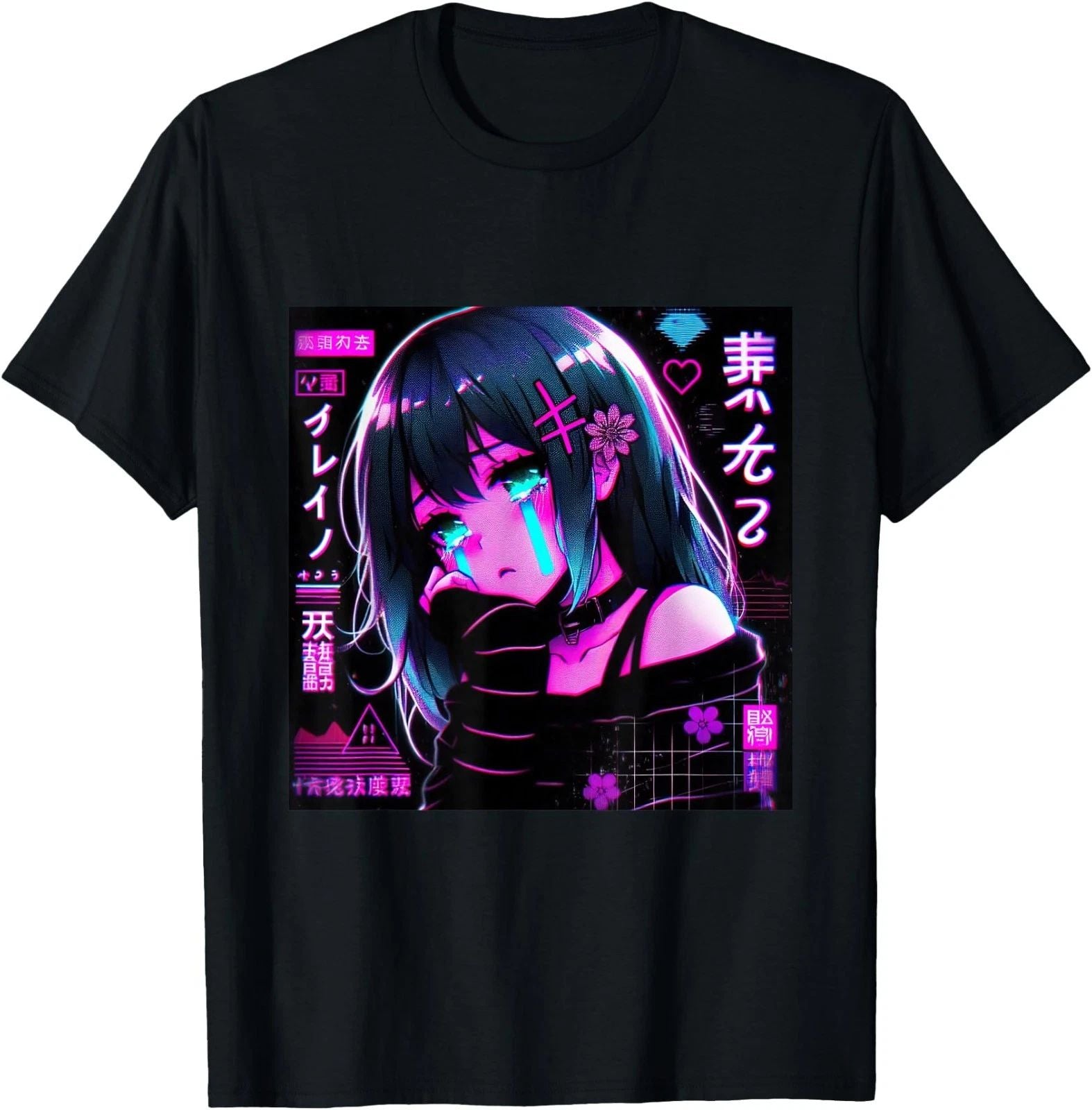 Vaporwave Anime  Japanese Aesthetic Anime Otaku T-Shirt