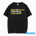 La Lakers Legends Ampersand Magic Kareem Kobe Shaq Lebron Ad Tshirts Sweater